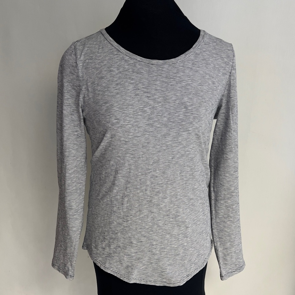 LOFT Classic Stripes Long Sleeves Tee